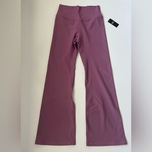 NWT YPB sculptLUX Flare Legging ULTRA HIGH RISE Pink Size Large Short